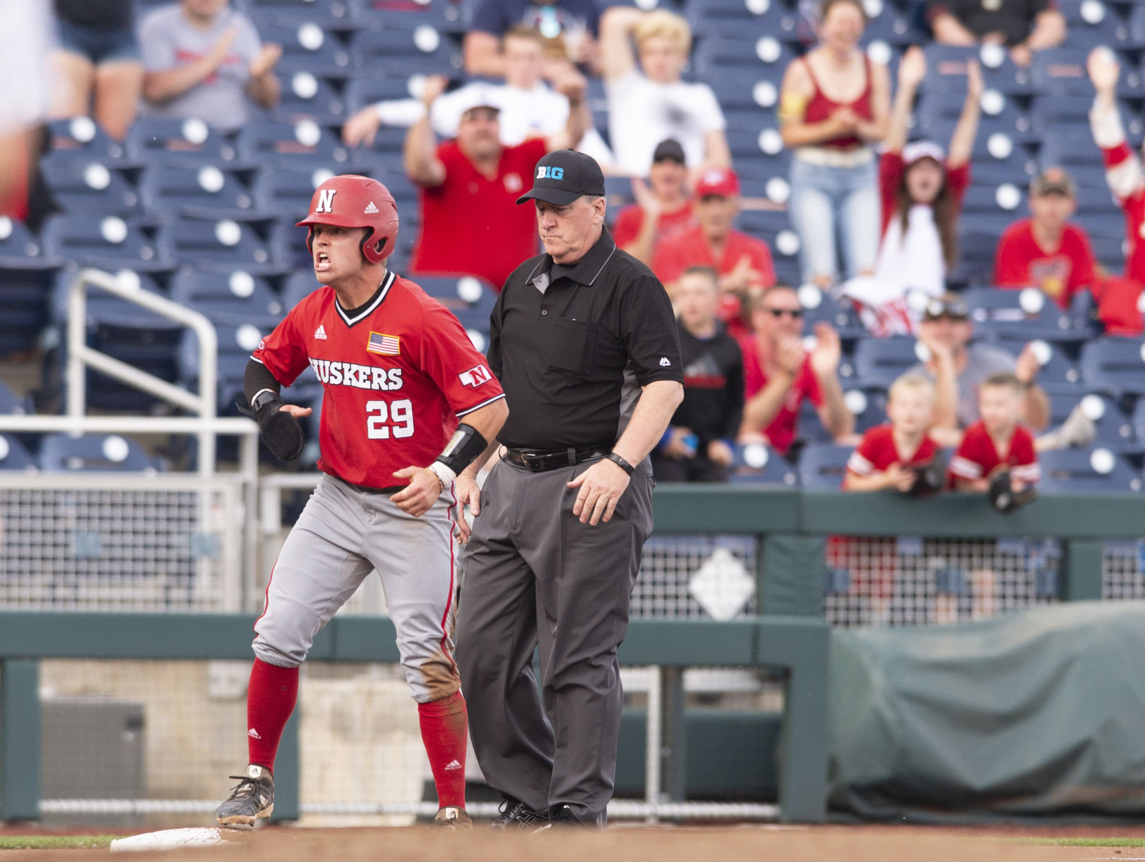 Nebraska vs. Michigan, second game, 5.25